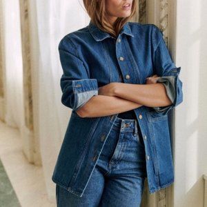 Sezane Denim Will Jacket
